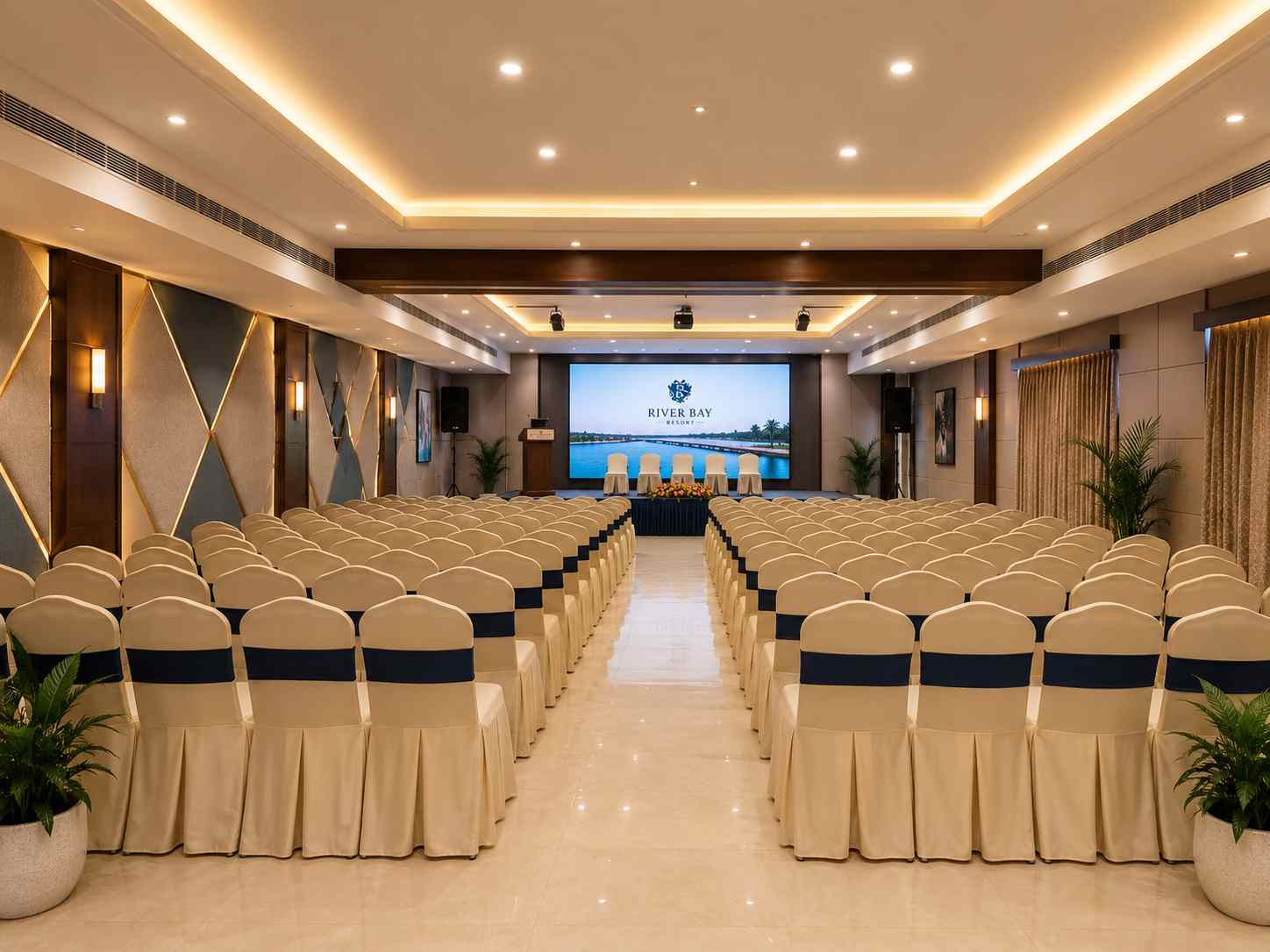 Torpedo Deck Conference Hall banquet venue at River Bay Resorts