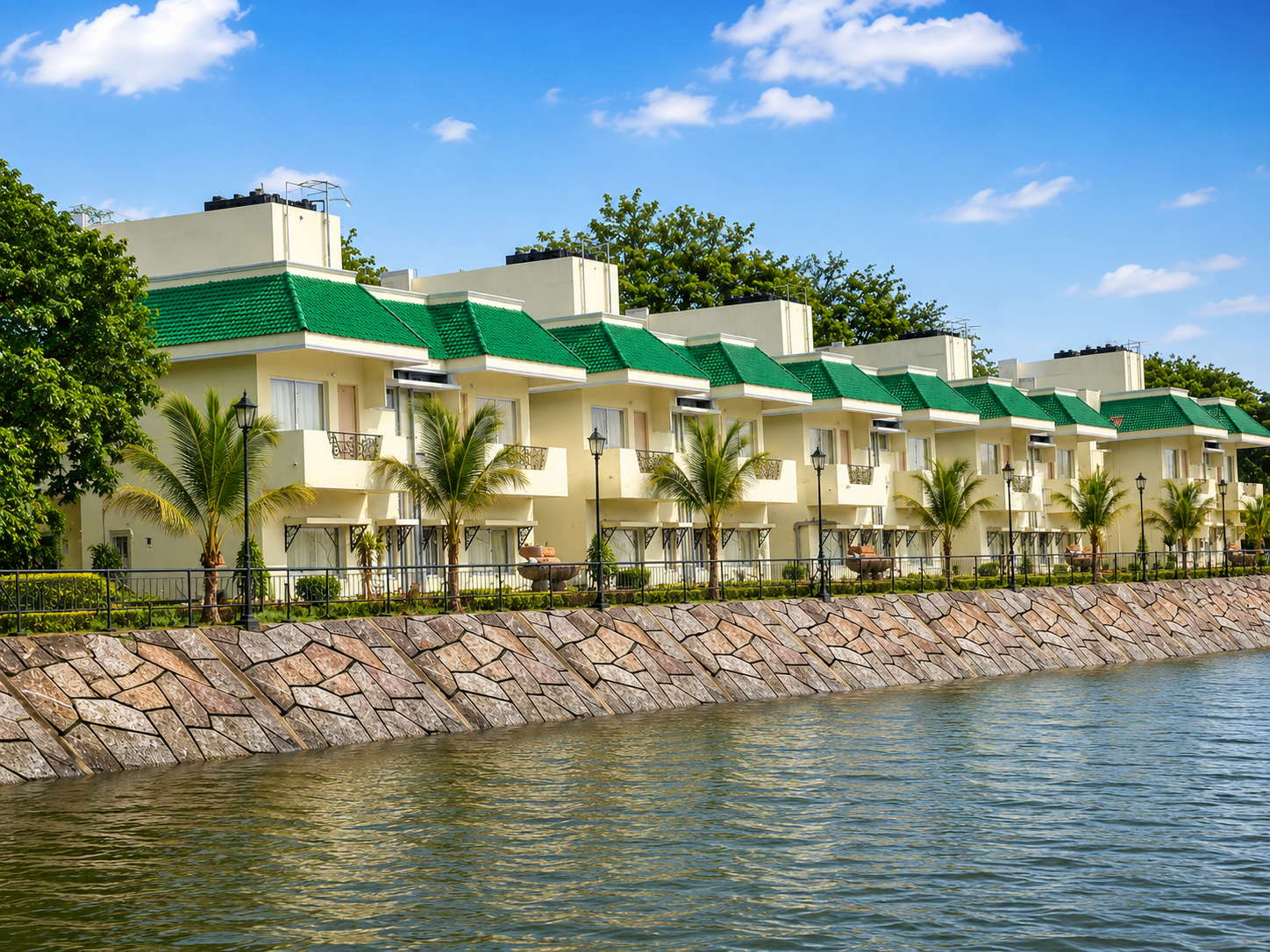 River Bay Resorts overlooking the Godavari