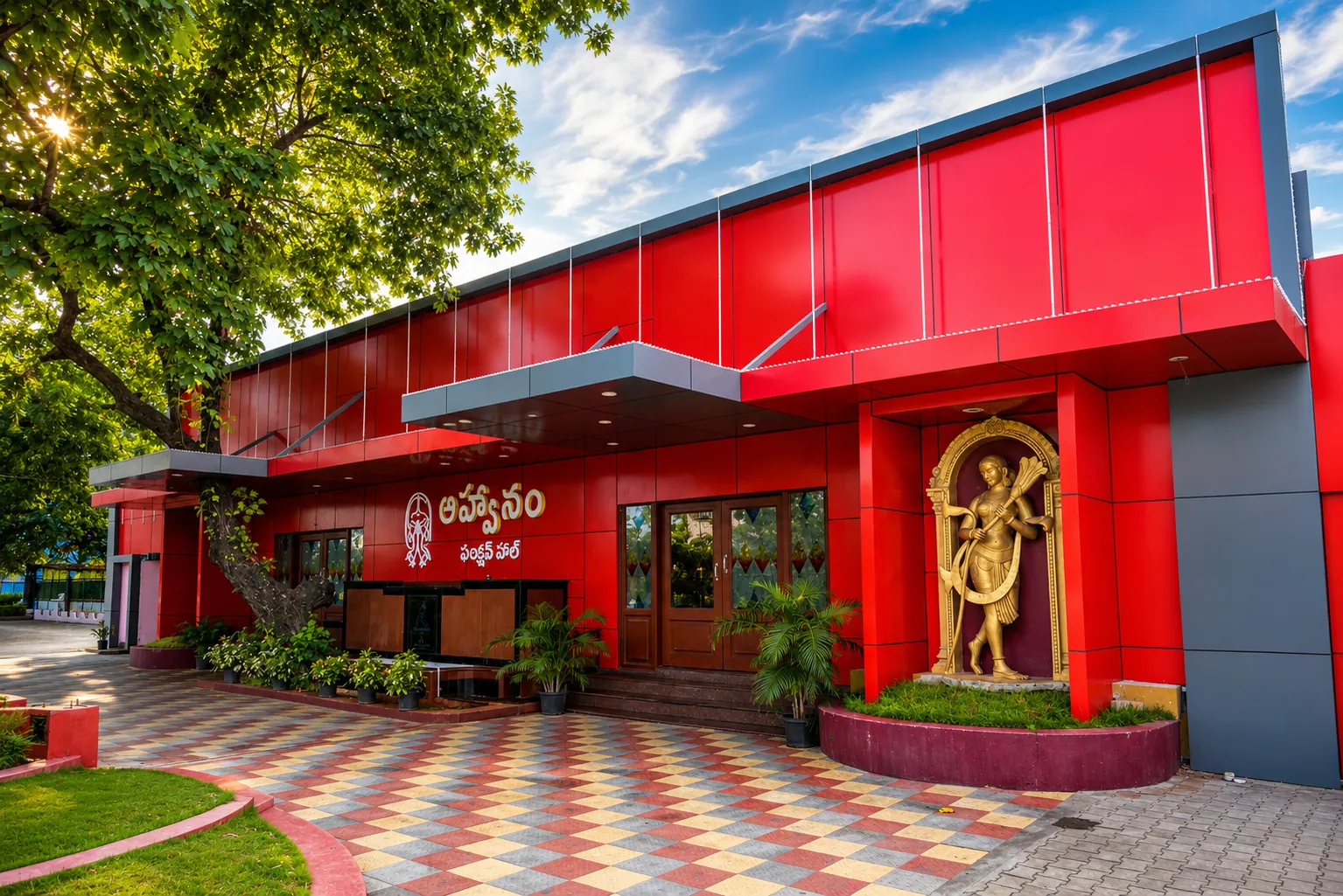 Aahwanam Function Hall banquet venue at River Bay Resorts